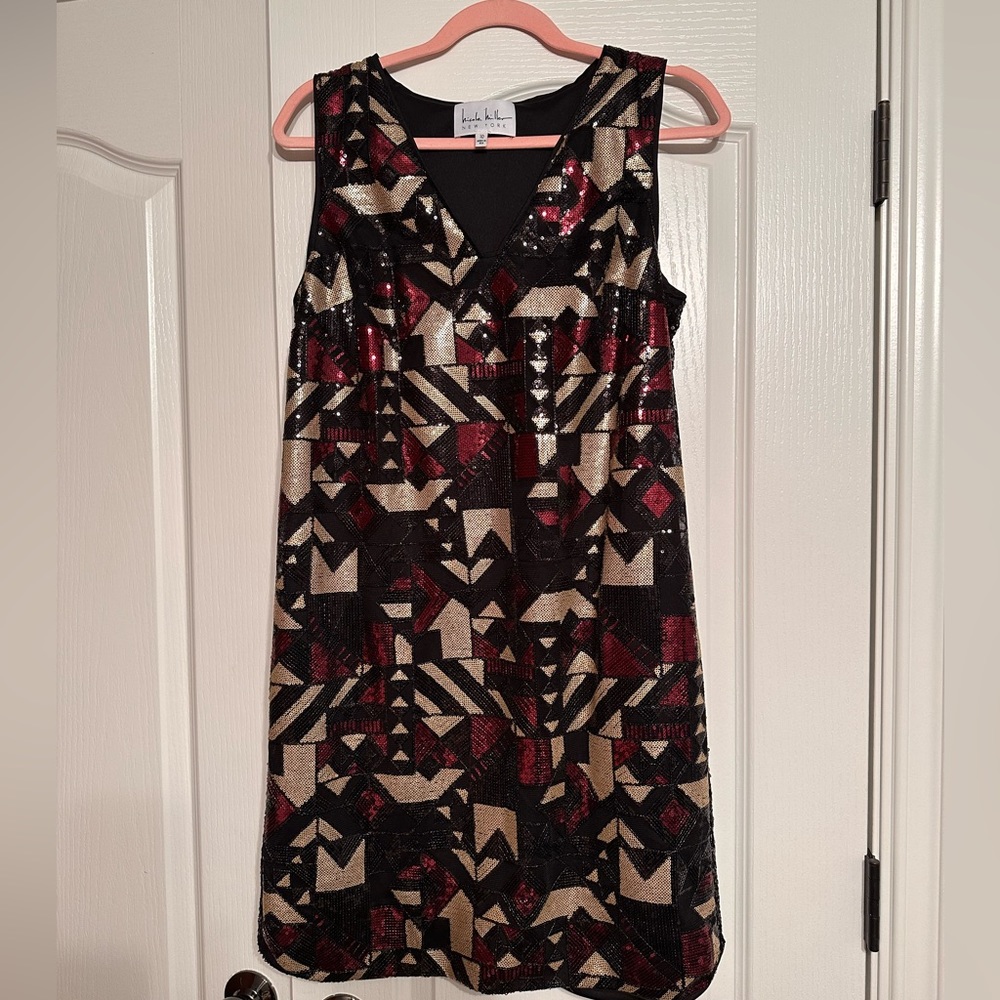 NWOT Sleeveless Sequin MIDI Cocktail Dress